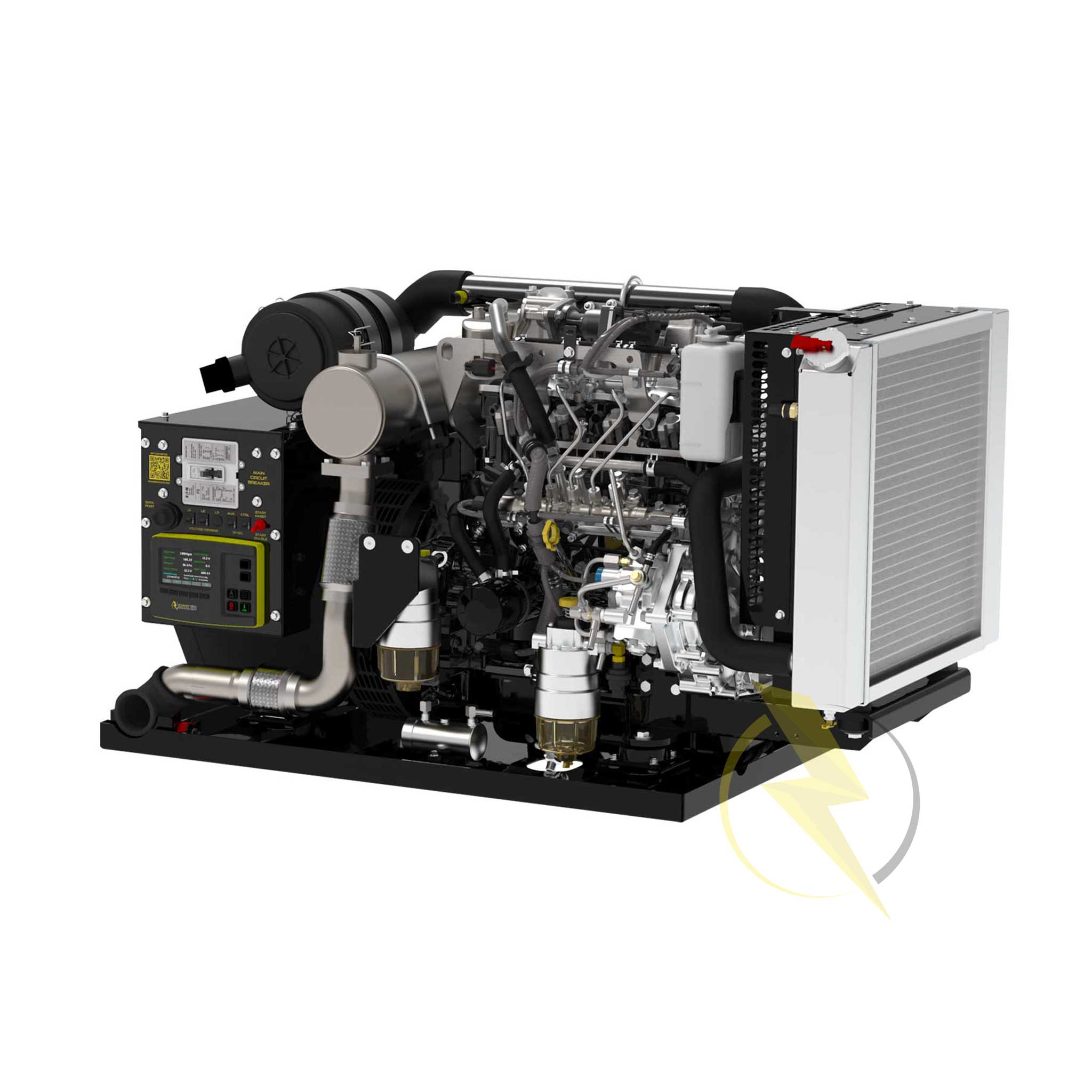 Modstand nedadgående gaben PowerTech Generators - 20 kW Diesel Generator for Sale